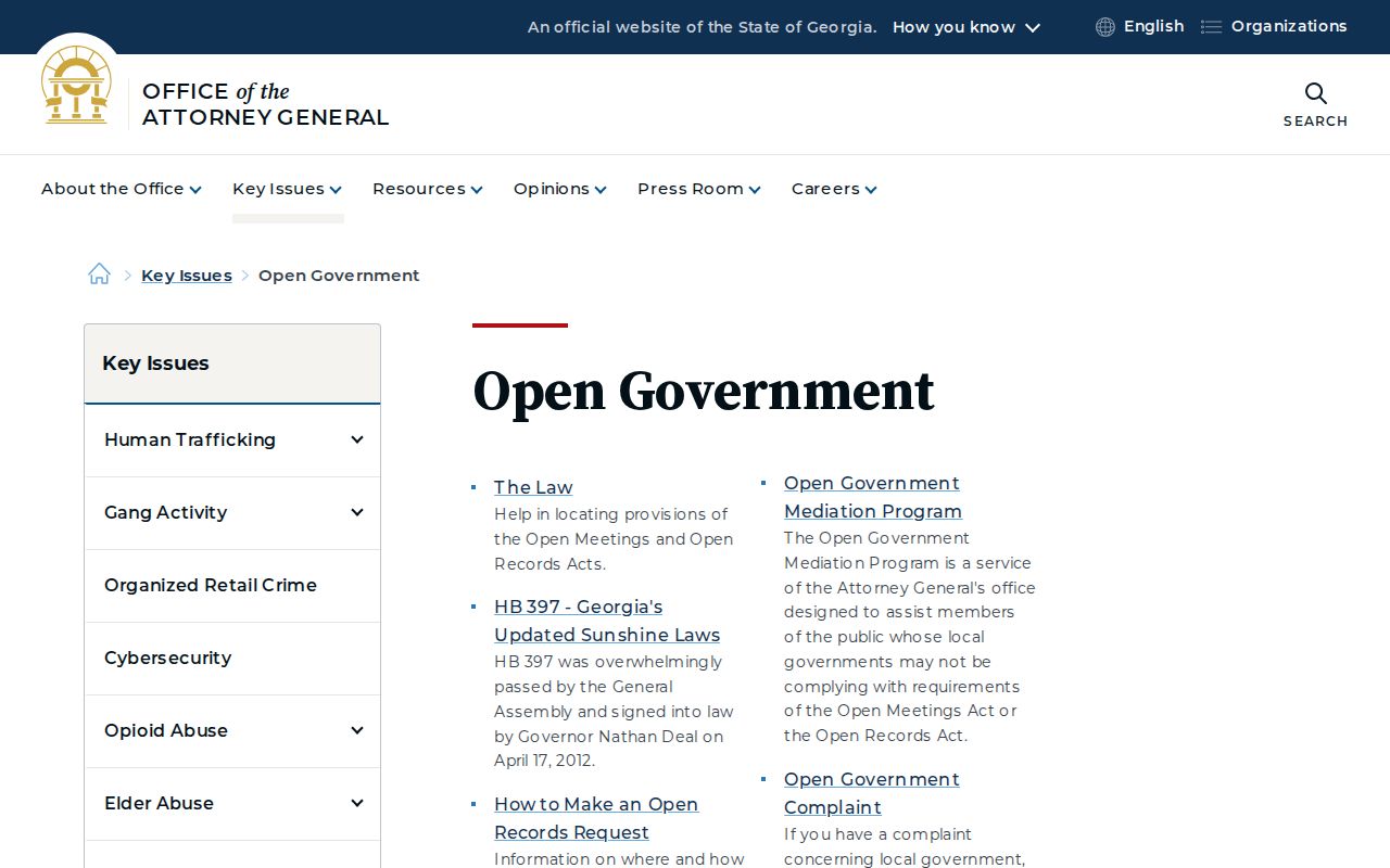 Taylor County court records Georgia open government page