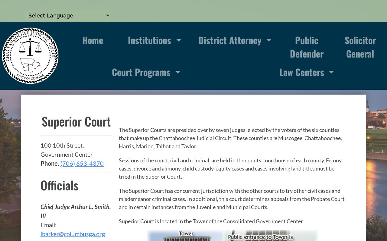 Taylor County criminal dockets within the Chattahoochee Superior Court circuit